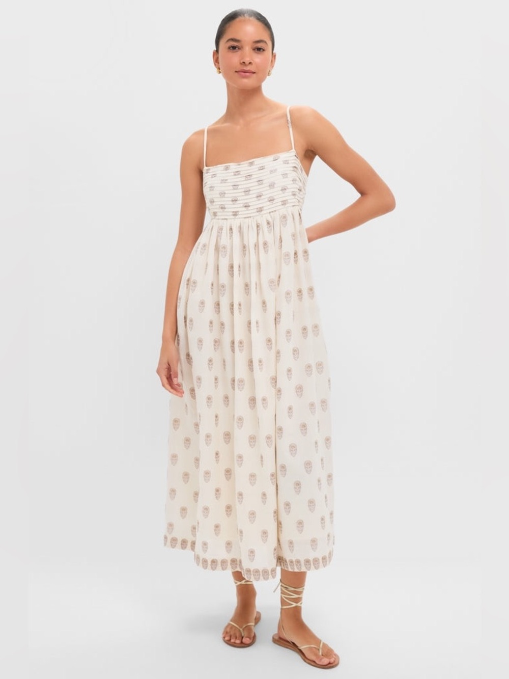 TUCKERNUCK
Orchid Echo Cotton Jacquard Betsy Dress